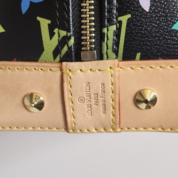 Authentic Louis Vuitton Takashi Murakami Alma GM – Black Multicolor Monogram - Picture 11 of 17
